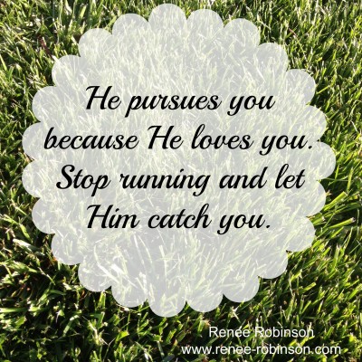 He pursues